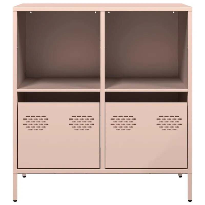 Šoninė spintelė, rožinė, 68x39x73,5cm, šaltai valcuotas plienas