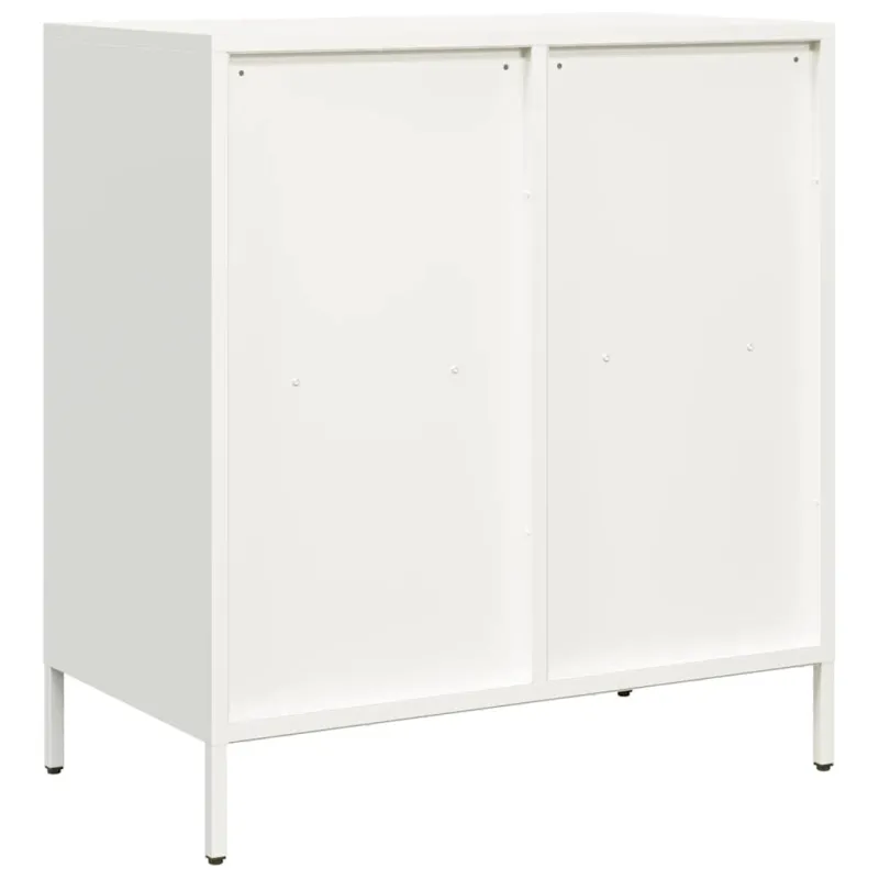 Šoninė spintelė, balta, 68x39x73,5cm, šaltai valcuotas plienas