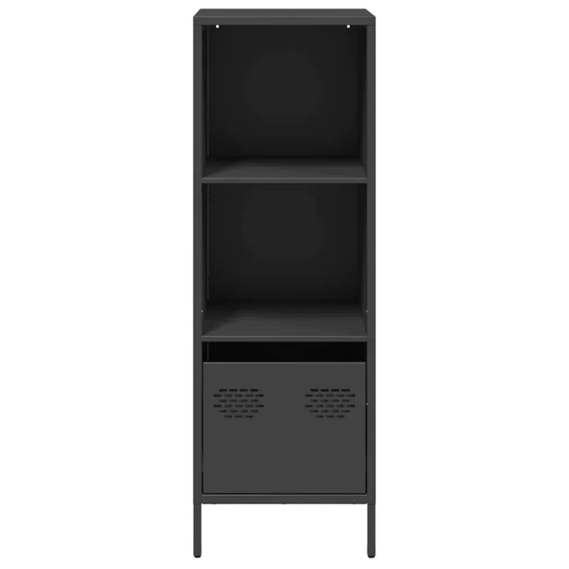 Highboard Black 35x39x103,5 cm Plienas
