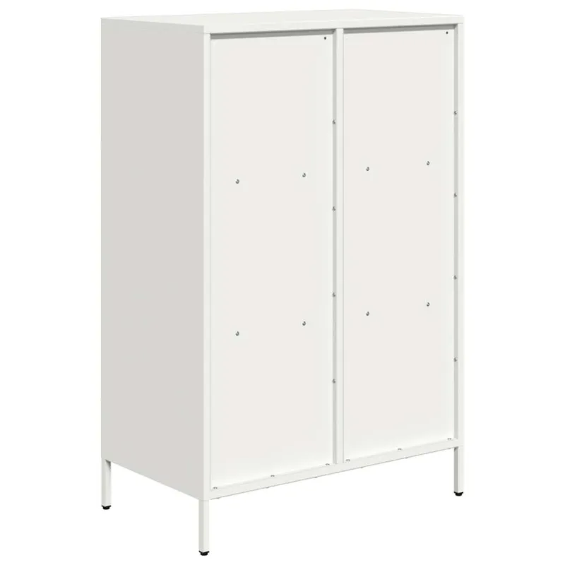 Komoda, baltos spalvos, 68x39x103,5cm, plienas