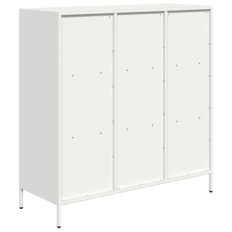 Komoda, baltos spalvos, 101,5x39x103,5cm, plienas
