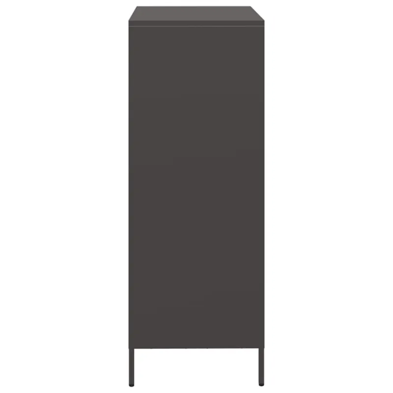 Highboard Black 39x35x103,5 cm Plienas