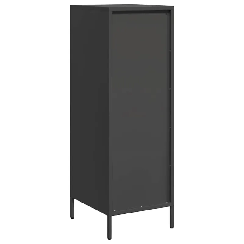 Highboard Black 39x35x103,5 cm Plienas