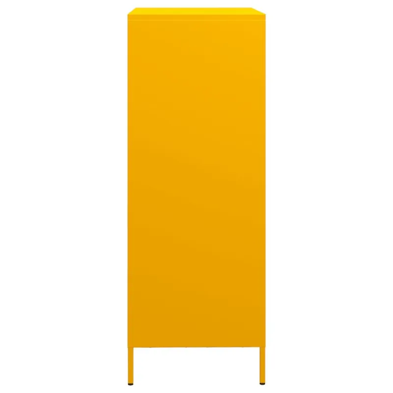 Highboard Garstyčių geltona 39x35x103,5 cm Plienas