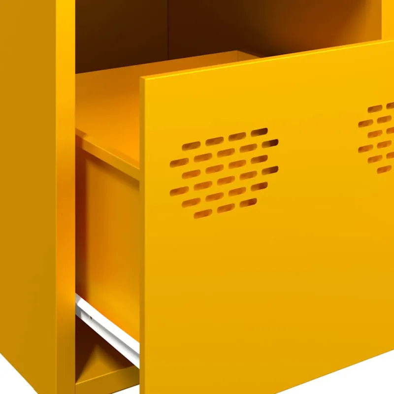 Highboard Garstyčių geltona 39x35x103,5 cm Plienas