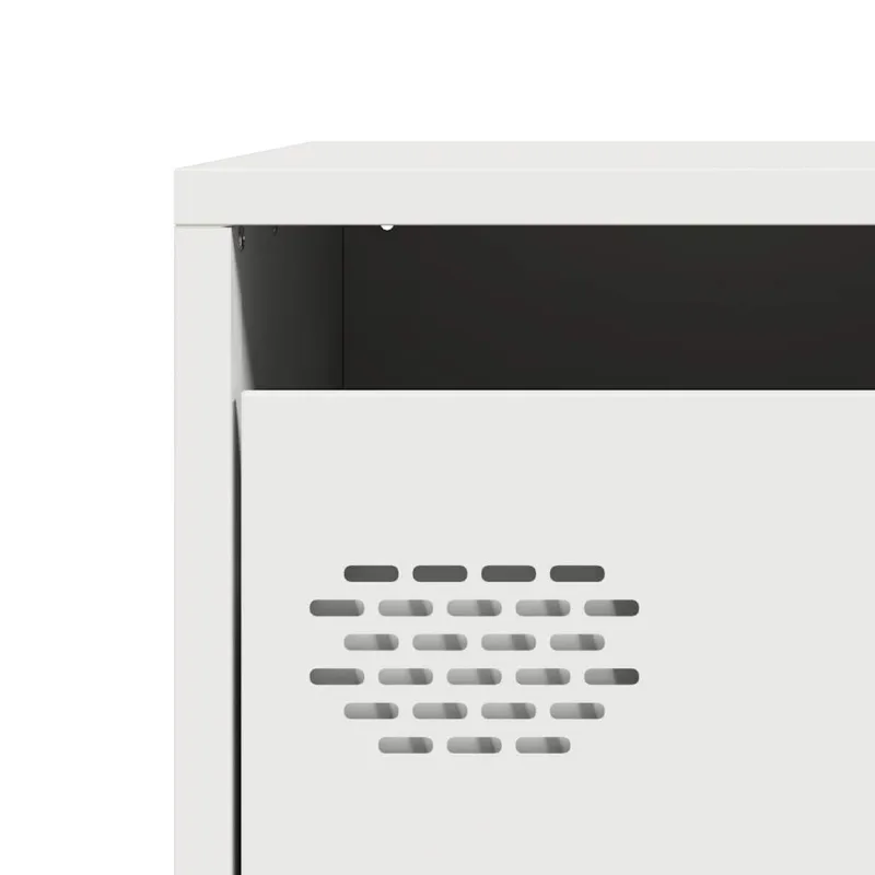 Highboard White 39x35x103,5 cm Plienas
