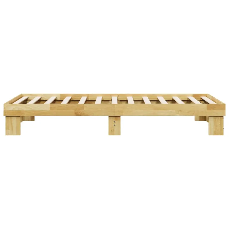 Lovos rėmas be čiužinio 75x190 cm ąžuolo masyvo