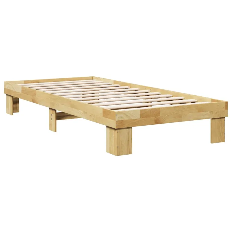 Lovos rėmas be čiužinio 75x190 cm ąžuolo masyvo