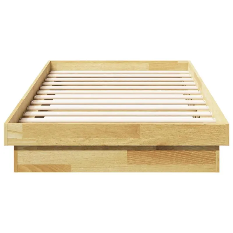 lovos rėmas be čiužinio 100x200 cm ąžuolo masyvo