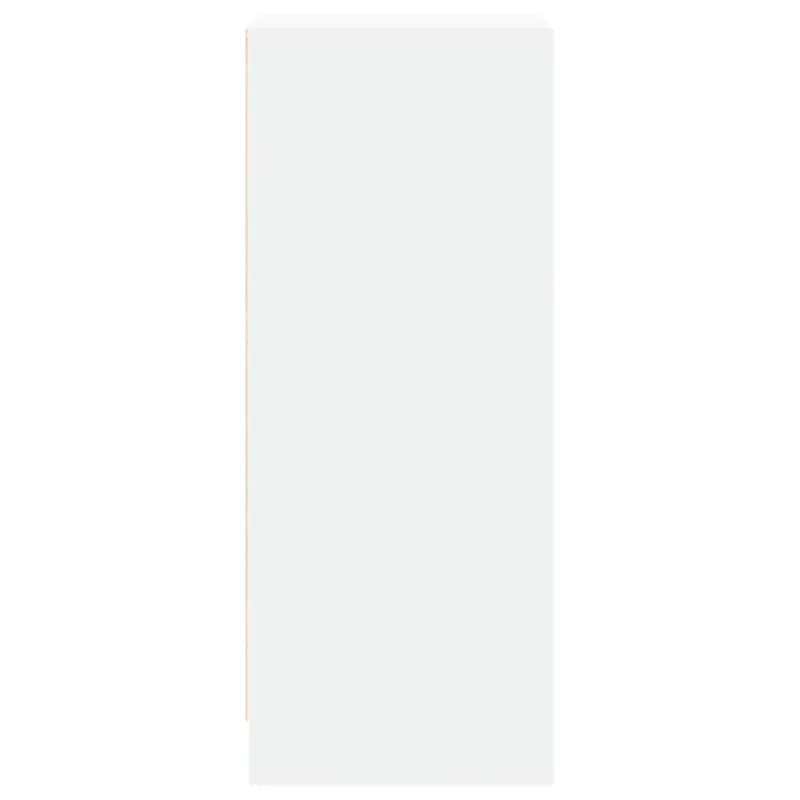 Šoninė spintelė su LED, balta, 42,5x34x85cm, apdirbta mediena