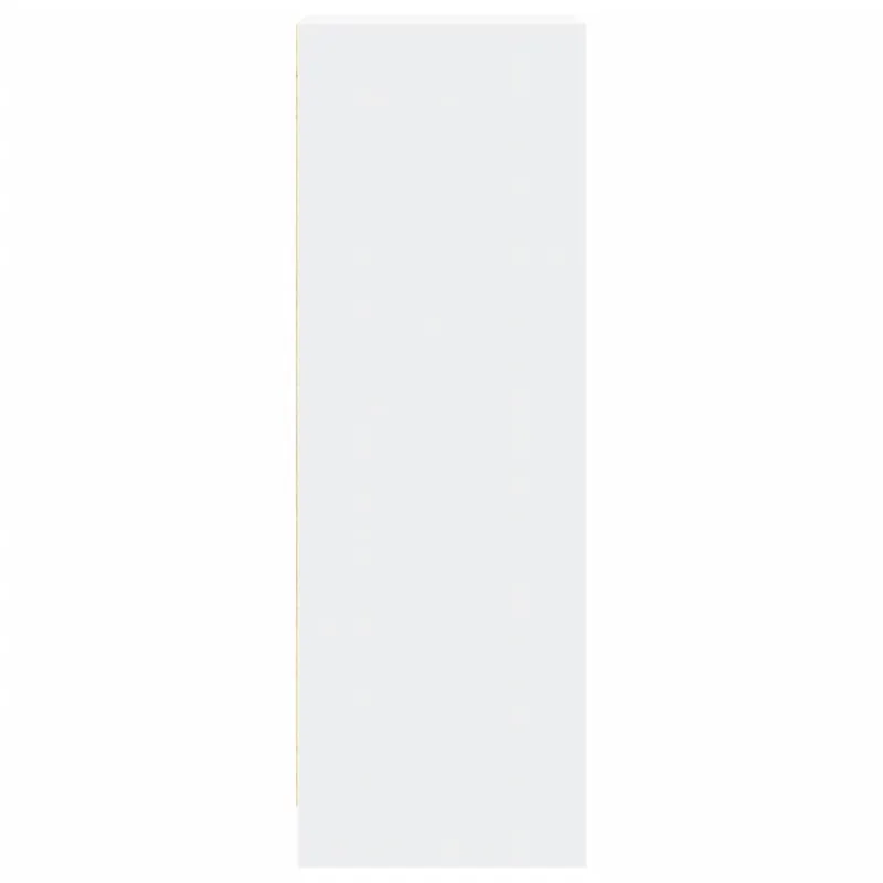 Šoninė spintelė su LED, balta, 42,5x34x100cm, apdirbta mediena