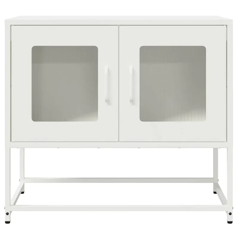 Televizoriaus spintelė, baltos, 68x39x60,5 cm, plienas
