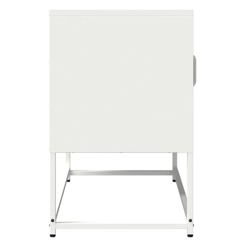 Televizoriaus spintelė, baltos, 68x39x60,5 cm, plienas