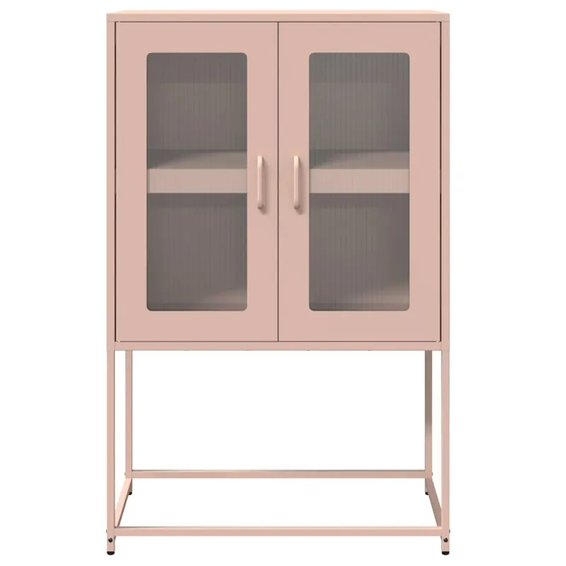 Highboard Pink 68x39x107 cm Plienas