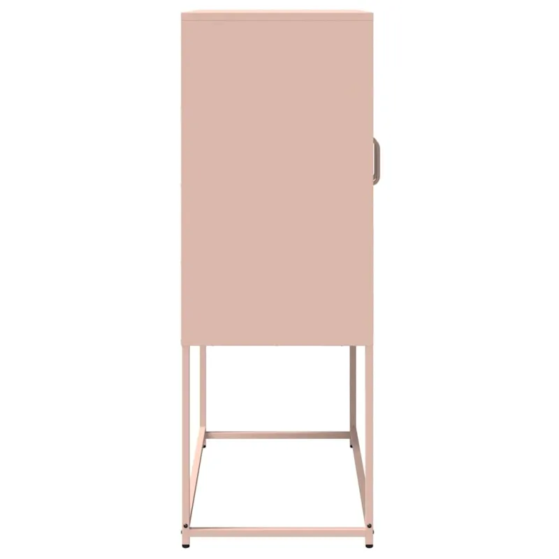Highboard Pink 68x39x107 cm Plienas