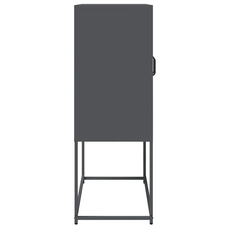 Highboard Antracitas 68x39x107 cm Plienas