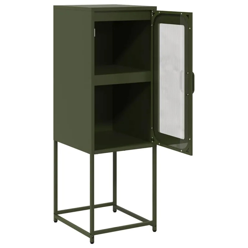 indauja alyvuogių žalia 36x39x107 cm šaltai valcuotas plienas