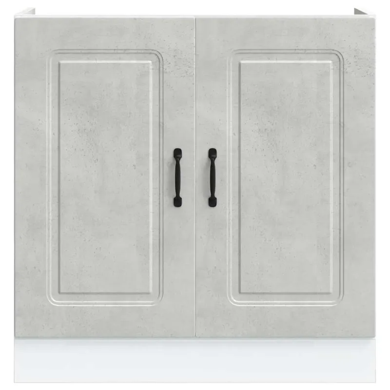 kriauklės pagrindo spintelė, Kalmar, betono, 80x46x81,5 cm