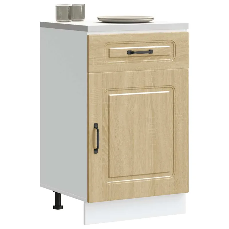 Kitchen Base Cabinet "Kalmar" Sonoma Oak Engineered Wood