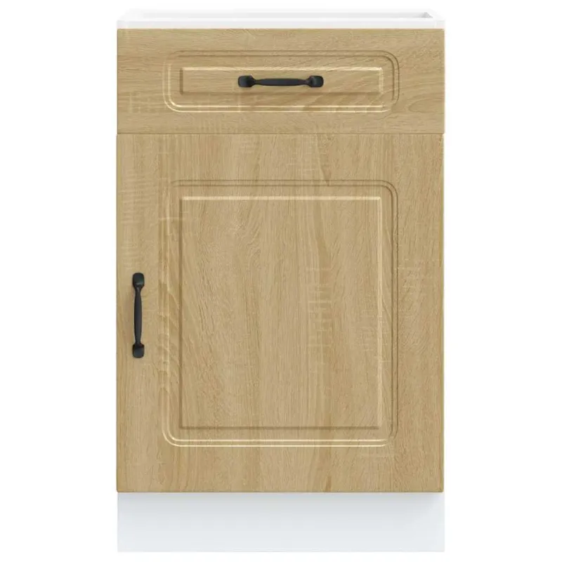 Kitchen Base Cabinet "Kalmar" Sonoma Oak Engineered Wood