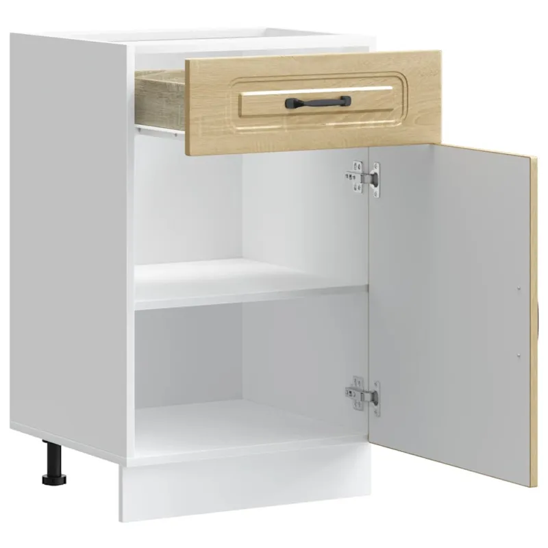 Kitchen Base Cabinet "Kalmar" Sonoma Oak Engineered Wood