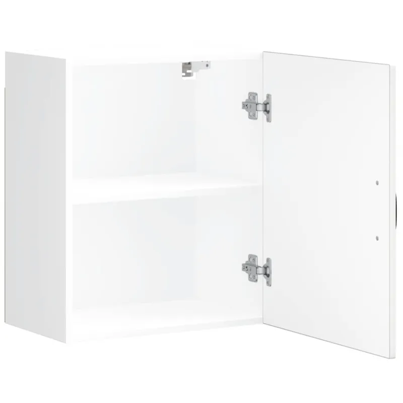 Sieninės virtuvės spintelės 2vnt "Kalmar" White Engineered Wood