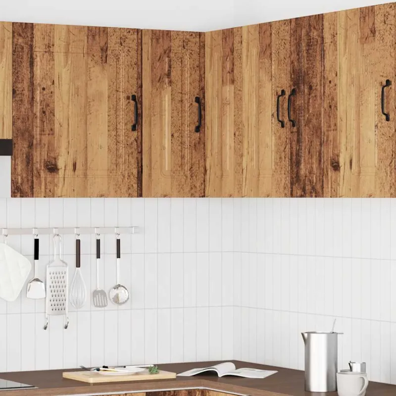 virtuvės sieninė kampinė spintelė "Kalmar" Old Wood