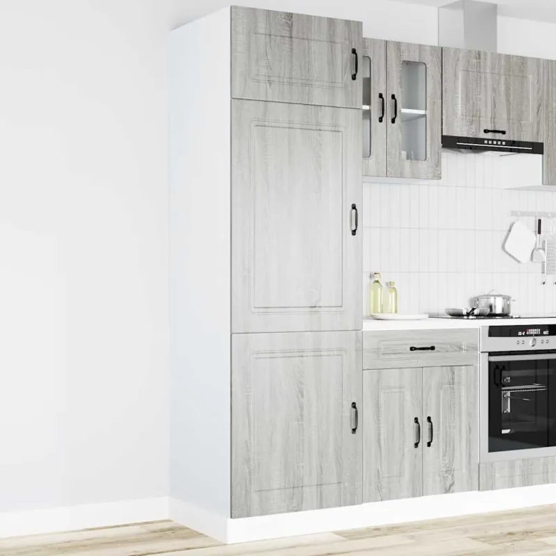 virtuvės spinta "Kalmar" Pilka Sonoma Engineered Wood