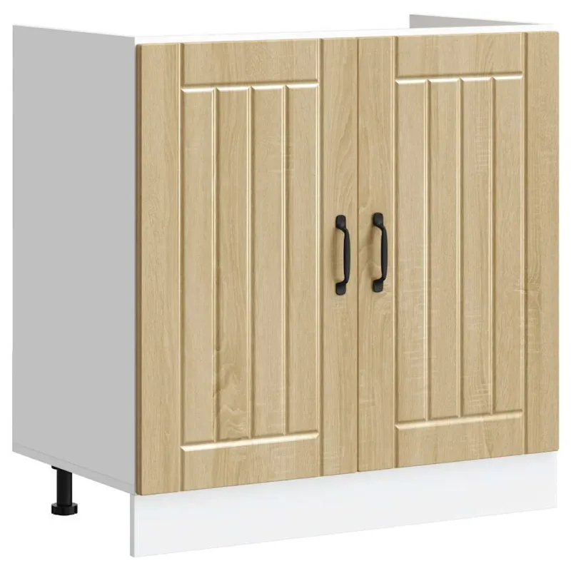 kriauklės pagrindo spintelė "Lucca" Sonoma Oak Engineered Wood