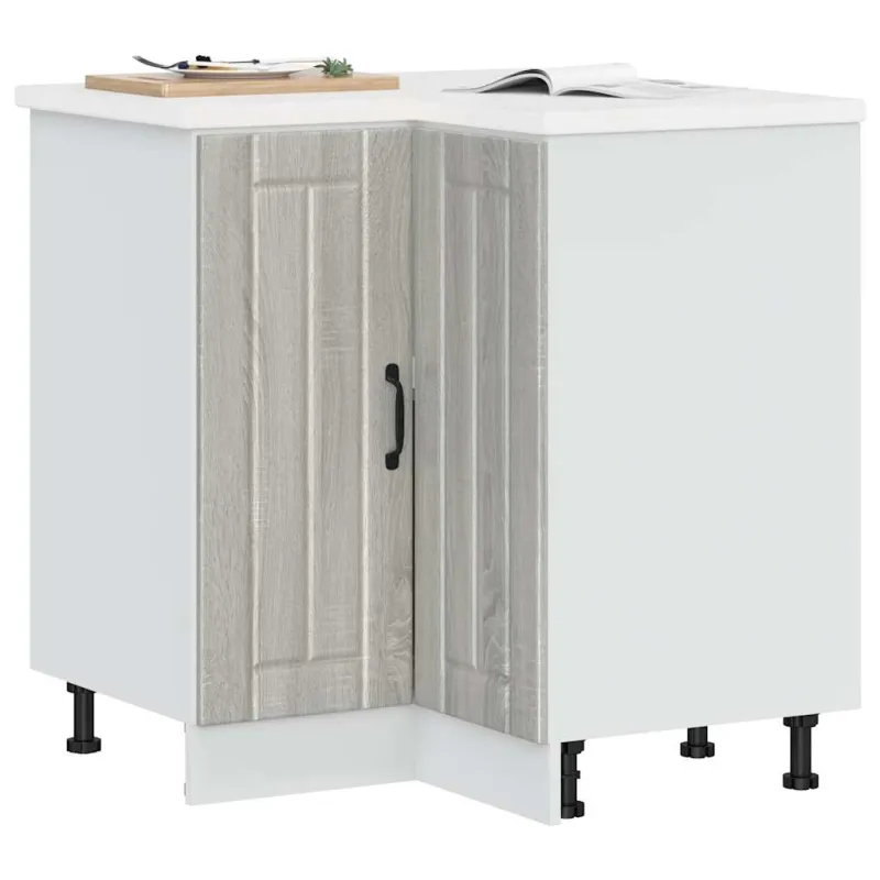virtuvės kampinė spintelė "Lucca" Pilka Sonoma Engineered Wood