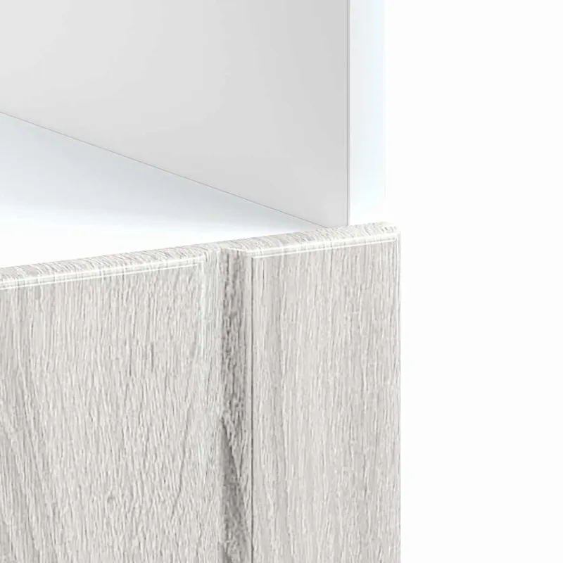 Orkaitės spintelė "Lucca" Pilka Sonoma Engineered Wood