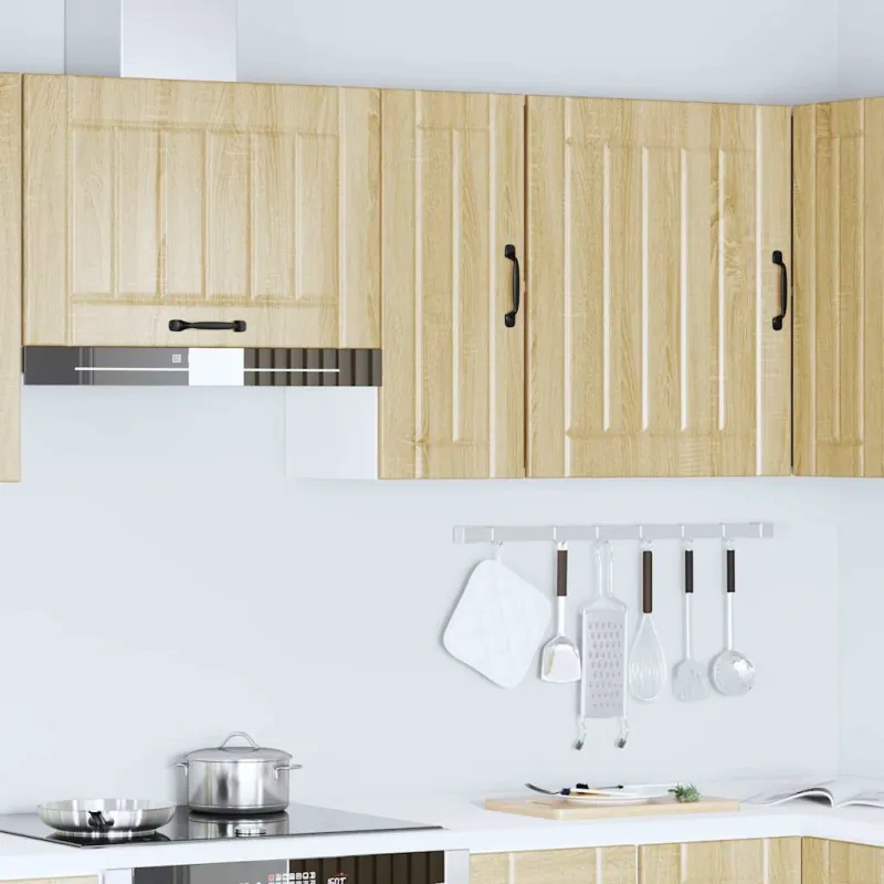Sieninė virtuvės spinta "Lucca" Sonoma Oak Engineered Wood