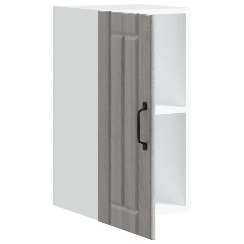Sieninė virtuvės spinta "Lucca" Pilka Sonoma Engineered Wood