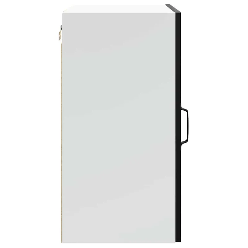 virtuvės sieninė spintelė "Lucca" juoda inžinierinė mediena
