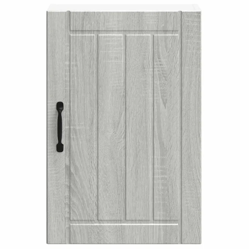 Sieninė virtuvės spinta "Lucca" Pilka Sonoma Engineered Wood
