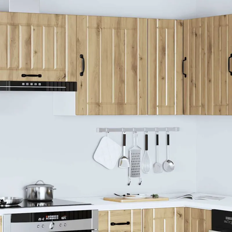 Sieninė virtuvės spinta "Lucca" Artisan Oak Engineered Wood