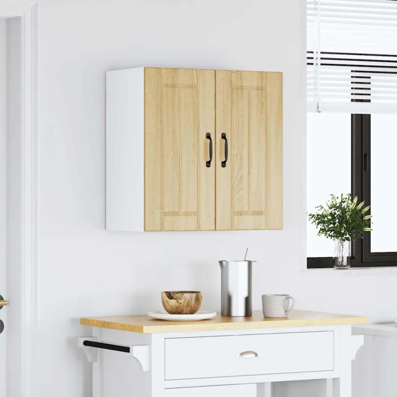 Sieninė virtuvės spinta "Lucca" Sonoma Oak Engineered Wood