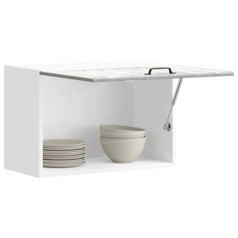 Sieninė virtuvės spinta "Lucca" Pilka Sonoma Engineered Wood