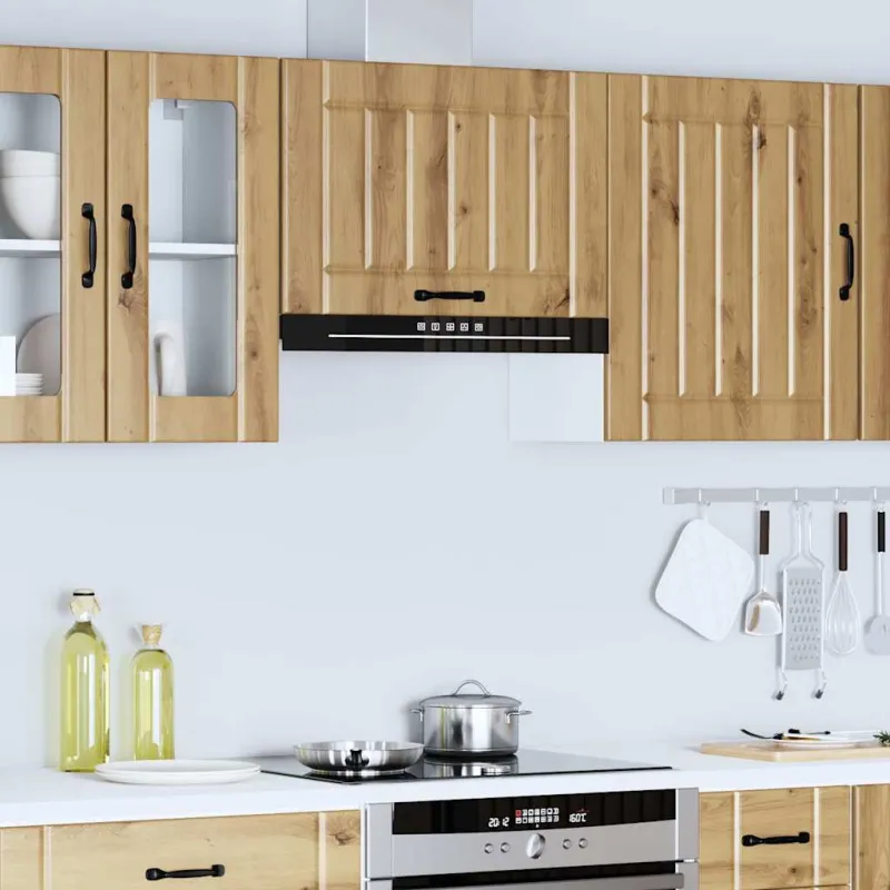 Sieninė virtuvės spinta "Lucca" Artisan Oak Engineered Wood