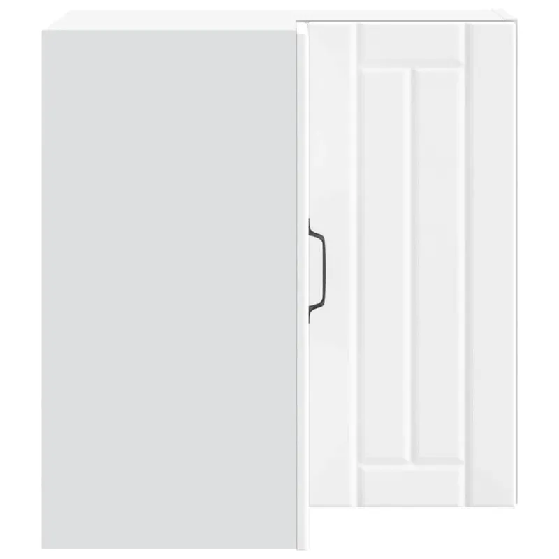virtuvės sieninė kampinė spintelė "Lucca" White Engineered Wood