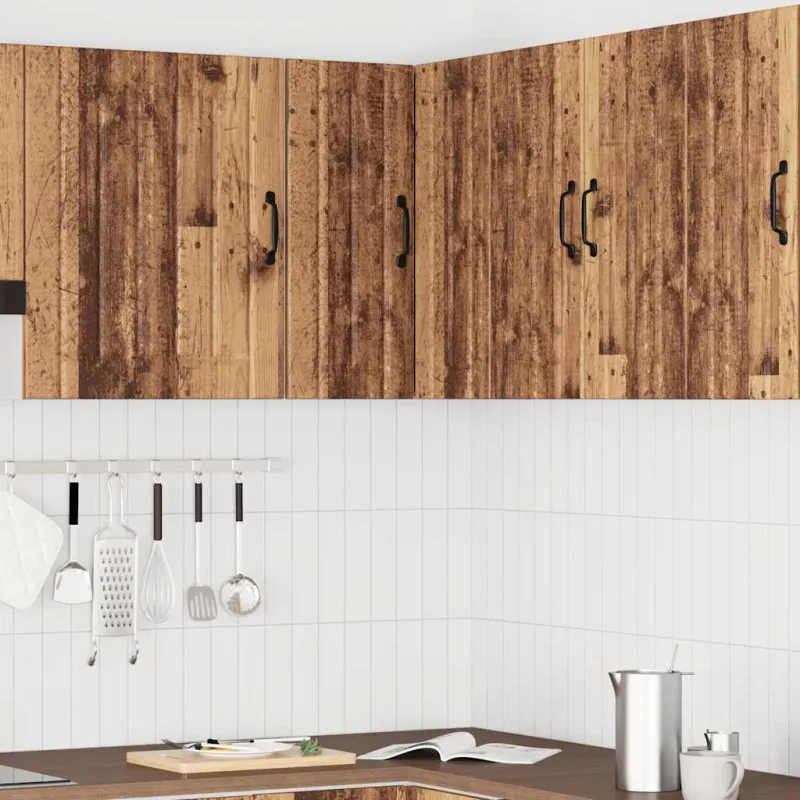 virtuvės sieninė kampinė spintelė "Lucca" Old Wood