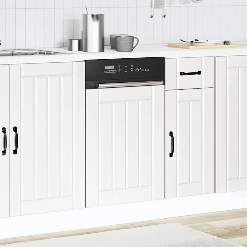 indaplovės skydelis Lucca White Engineered Wood