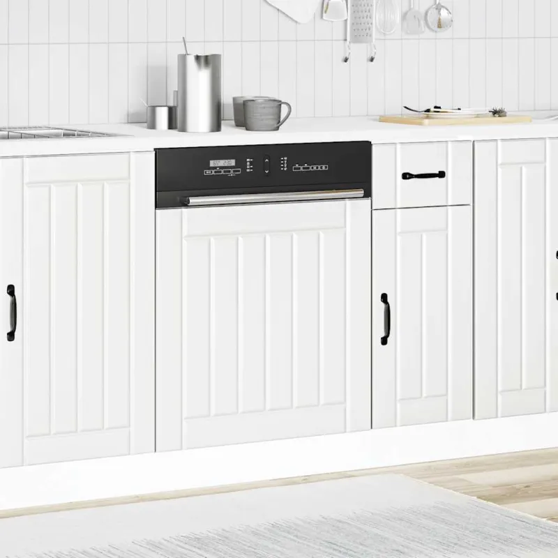 indaplovės skydelis Lucca White Engineered Wood