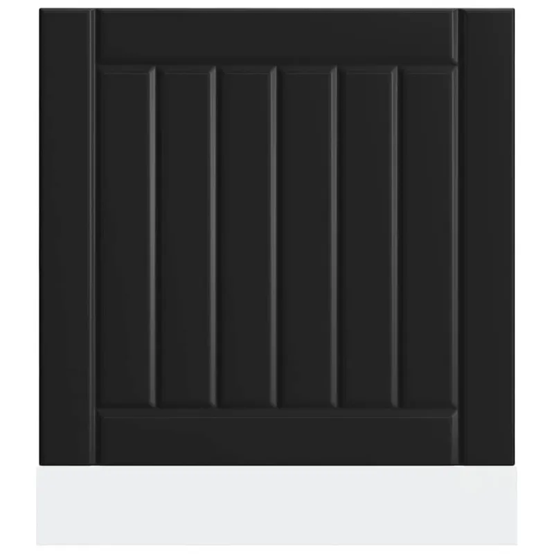 indaplovės skydelis Lucca Black Engineered Wood