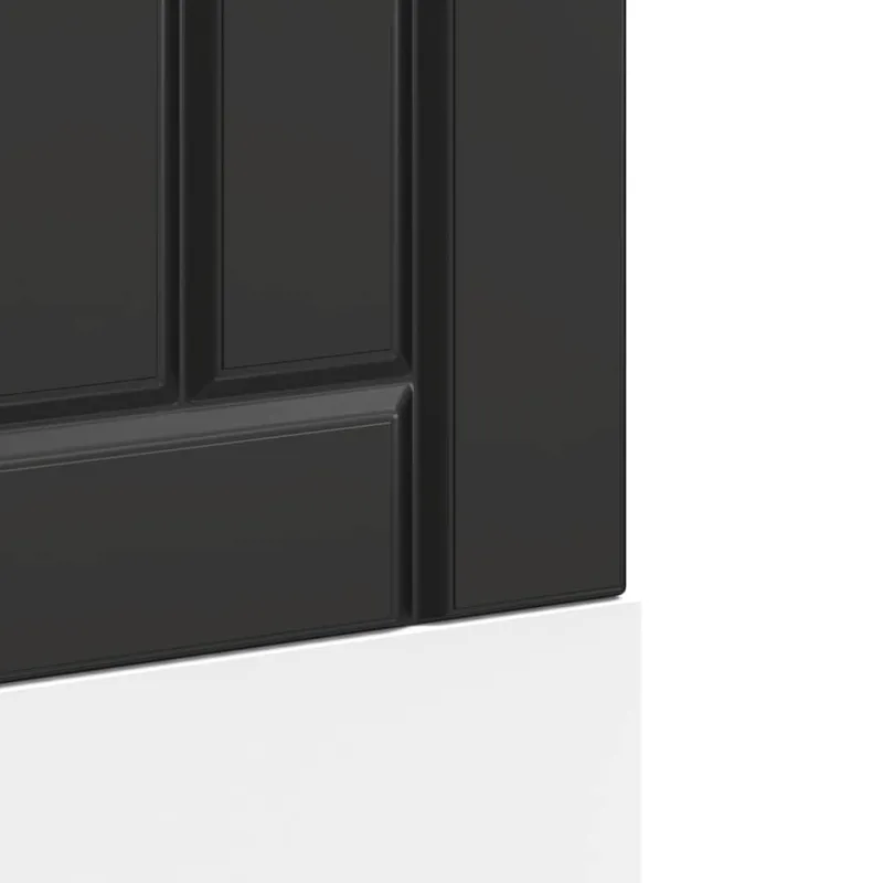 indaplovės skydelis Lucca Black Engineered Wood