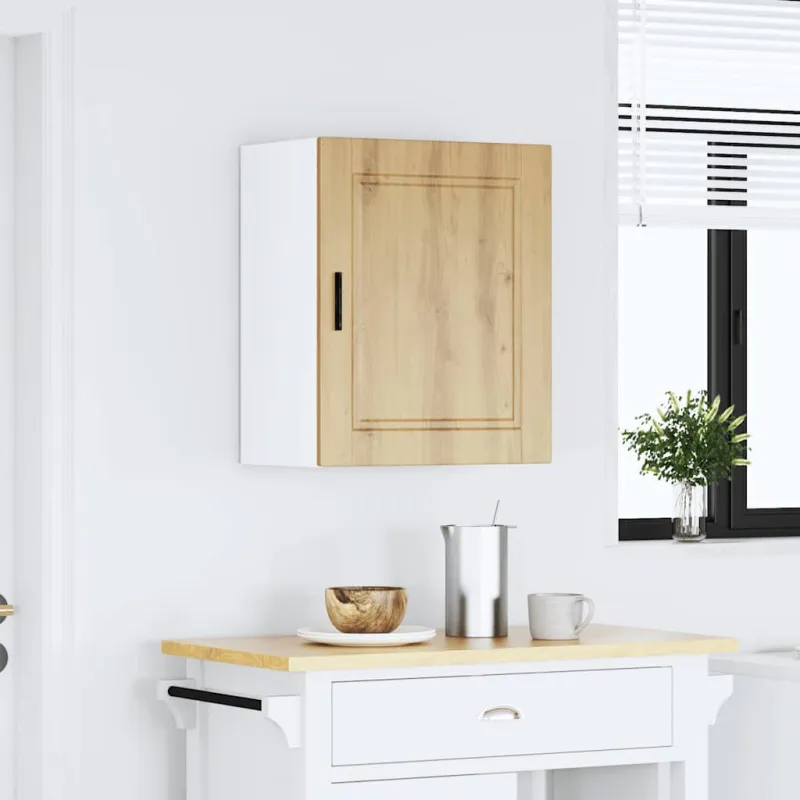 Sieninė virtuvės spinta "Porto" Artisan Oak Engineered Wood