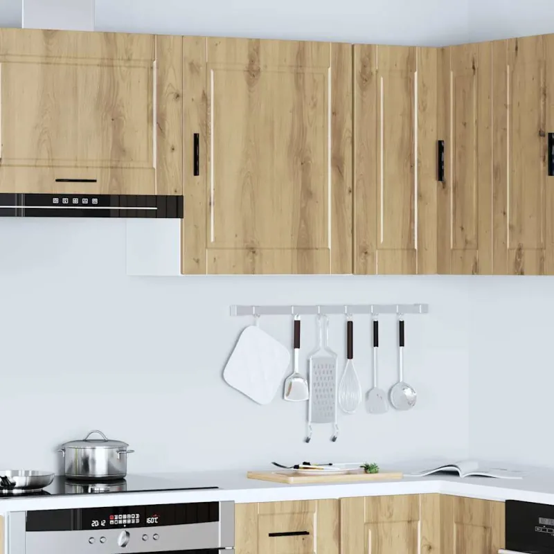 Sieninė virtuvės spinta "Porto" Artisan Oak Engineered Wood