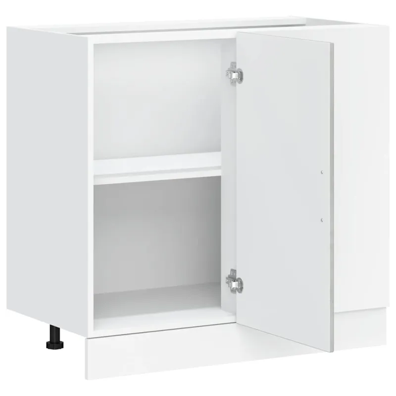 Virtuvės spintelė, Porto, betono pilka, apdirbta mediena
