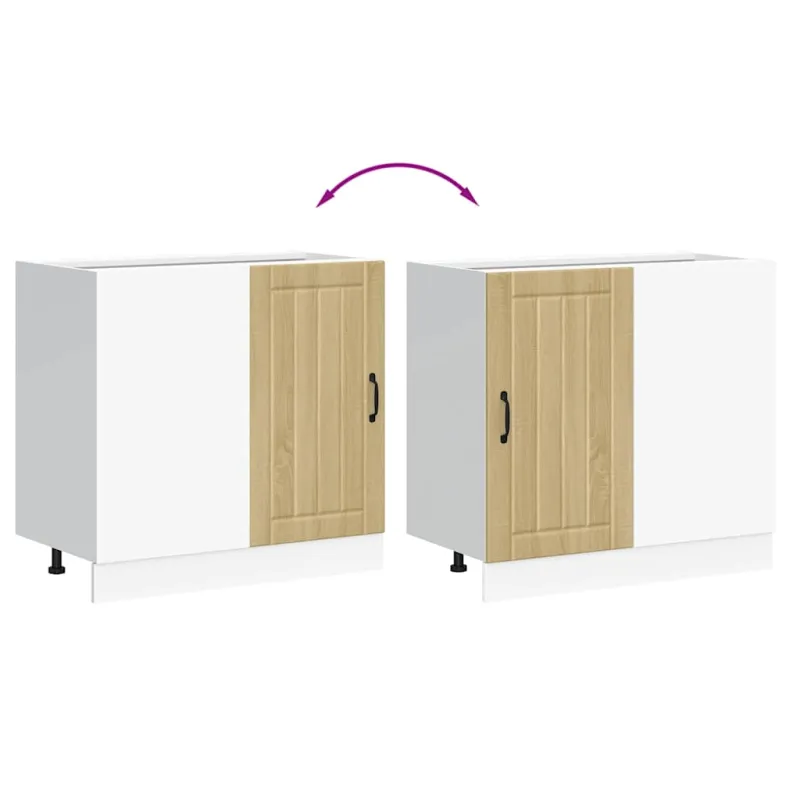 virtuvės apatinė spintelė "Lucca" Sonoma Oak Engineered Wood