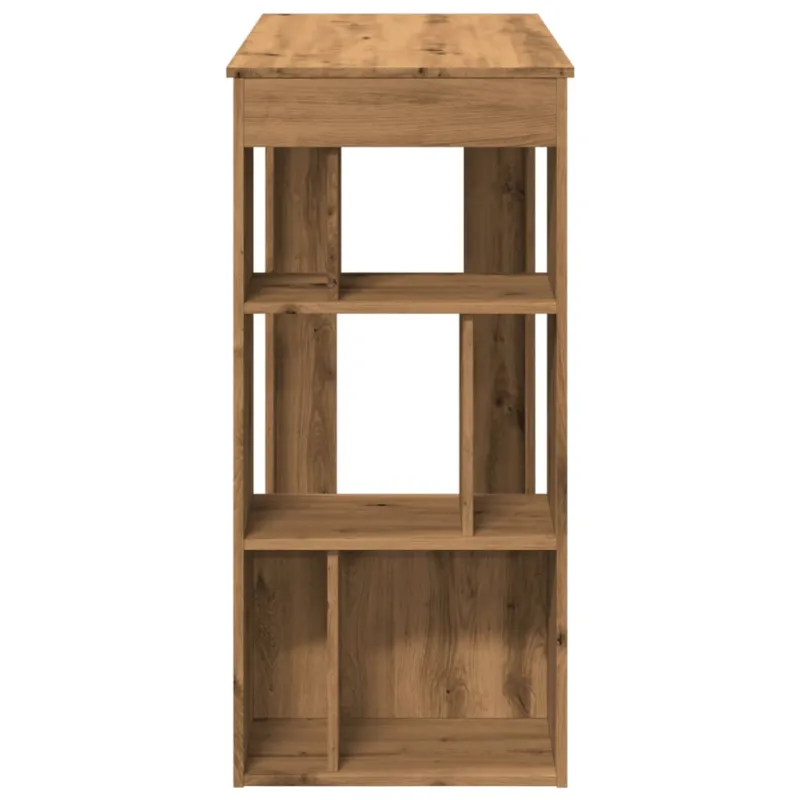 Baro stalas su lentynomis, artisano, 102x50x103,5cm, mediena